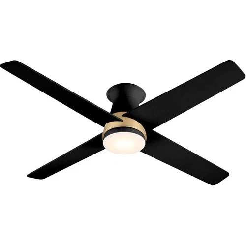 Cyan Design 11984 Santa Ana Indoor Ceiling Fan Aged Brass and Matte Black - Picture 2 of 2