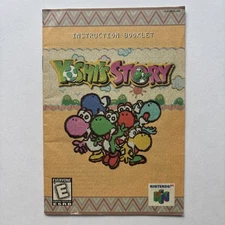 Yoshi's Story Nintendo 64 N64 Authentic Instruction Manual Booklet Only