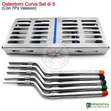 Dental Implant Tools Osteotome Concave Breast Lift With Tray 7pcs Dental Implant Tools Osteotome Concave Breast Lift With Tray 7pcs