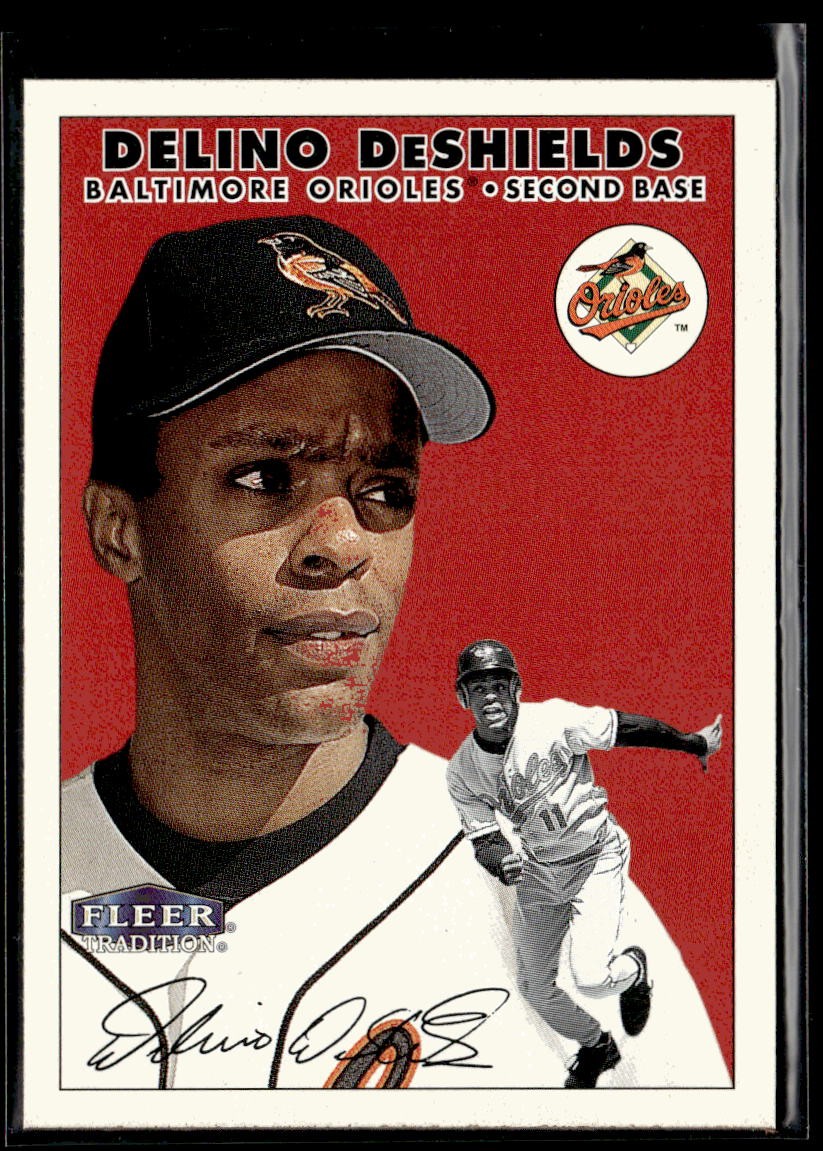 2000 Fleer Tradition Delino DeShields #372 Baltimore Orioles