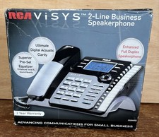 NEW - RCA ViSys 25204RE1 2-Line Corded Business Full Duplex Speakerphone