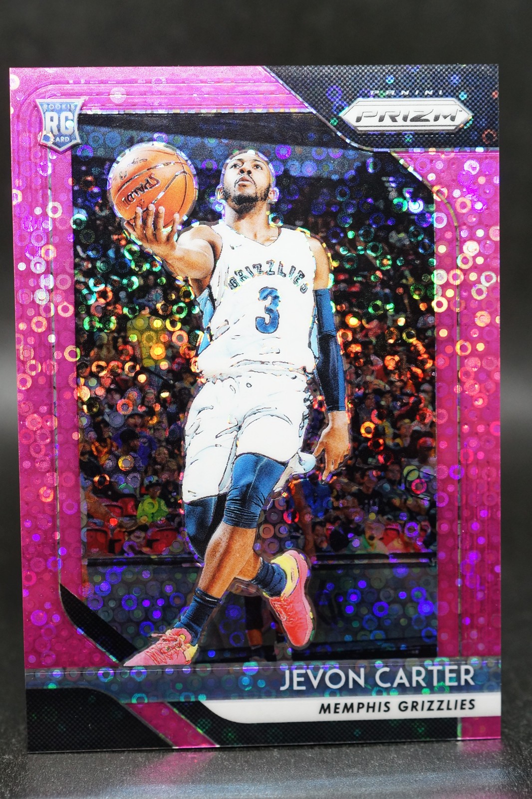 2018-19 NBA Panini Prizm Fast Break Pink 35/50 Jevon Carter #76 Rookie RC INVEST