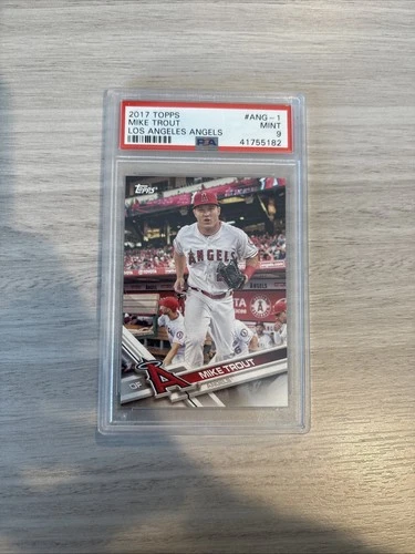 2017 TOPPS MIKE TROUT #20 PSA9