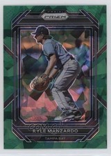 2023 Panini Prizm Green Ice Prizm Kyle Manzardo #122 he0