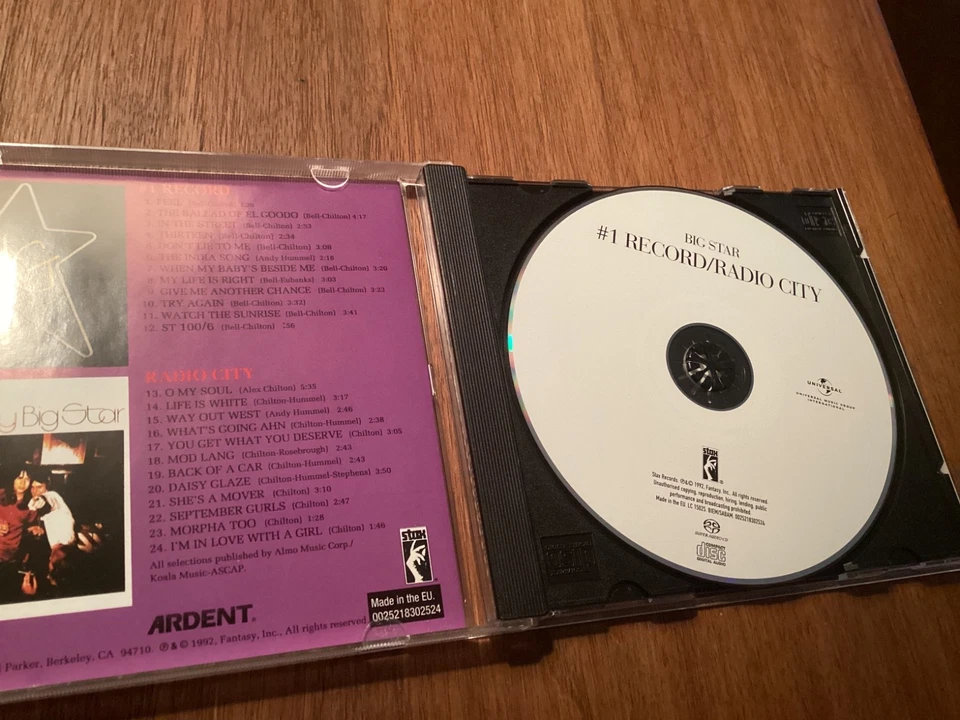 Big Star - # 1 Record / Radio City - Big Star CD 48VG The Cheap Fast Free Ship - image 2 of 2