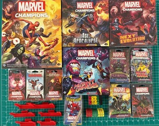 Marvel Champions Lot Base Game Expansions Scenario Packs Accessories Key Cards