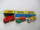 Matchbox Lesney Regular Wheels #17 Hoveringham, #30 Crane, #11 Scaffold, boxed