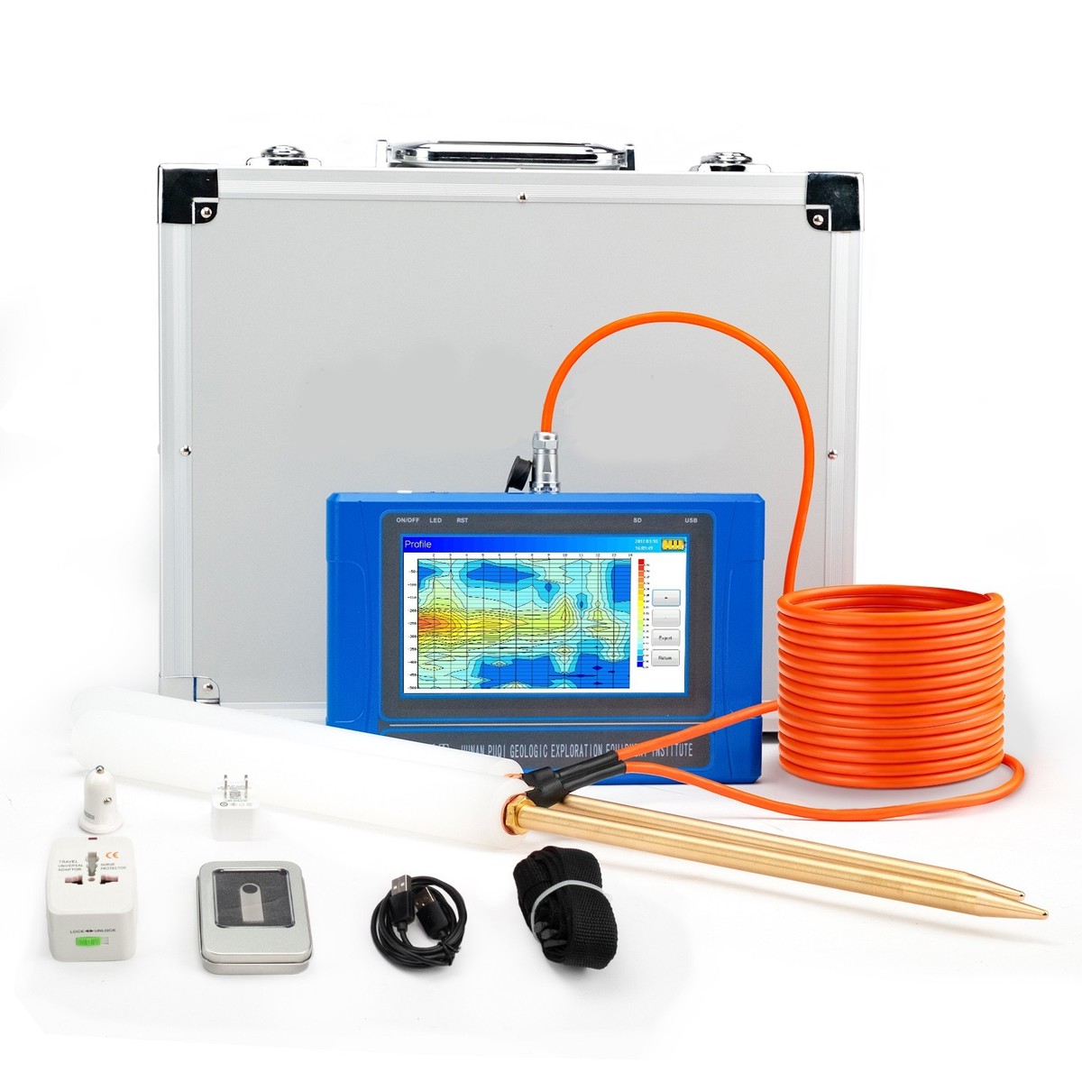PQWT-TC150 150m Depth Underground Water Detector Drilling Machine