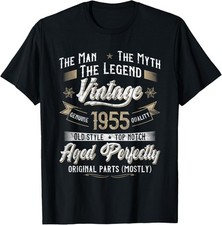 70th Birthday Gift Vintage 1955 Men Funny 70 Years Old 1955 T-Shirt