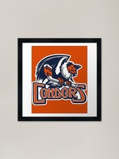 Bakersfield Condors Framed Art Prin Framed Wall Art Poster Canvas Print Picture
