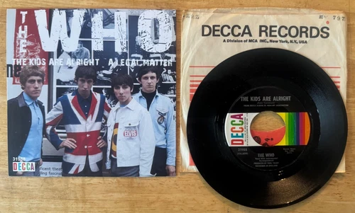 45 7" SP THE WHO THE KIDS ARE ALRIGHT DECCA 31988