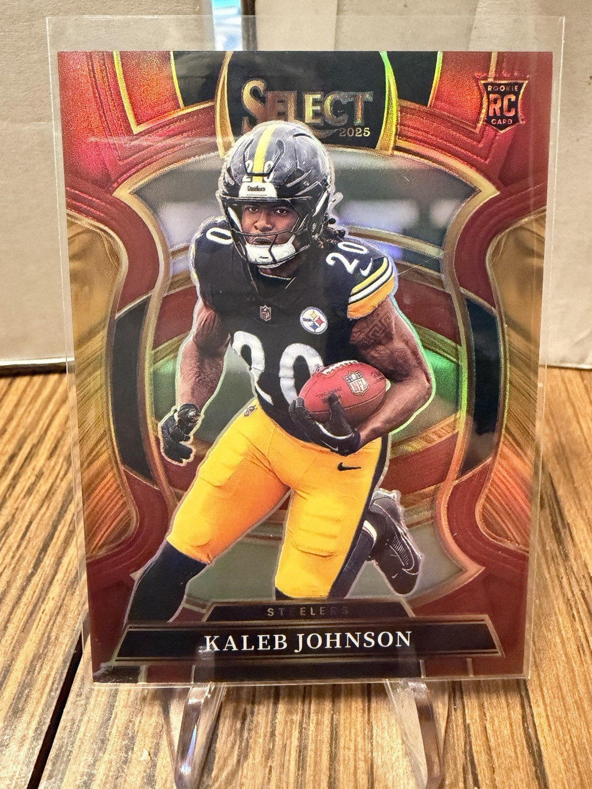 2025 Panini Select Kaleb Johnson Concourse Maroon Prizm 1/149 (RC)