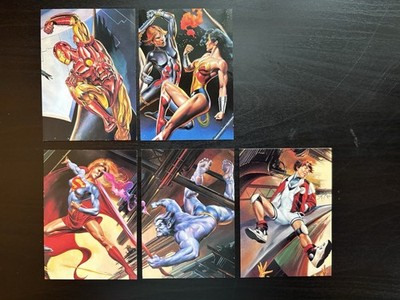 1995 DC vs. versus Marvel IMPACT Insert  Chase Set 5/18 Cards