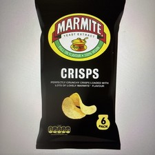 Marmite Crisps 6x25g In Pack X3