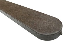 10 Pack Recycled Mixed Plastic FENCING PALES 100 x 25 x 1800mm Round Head Ultra