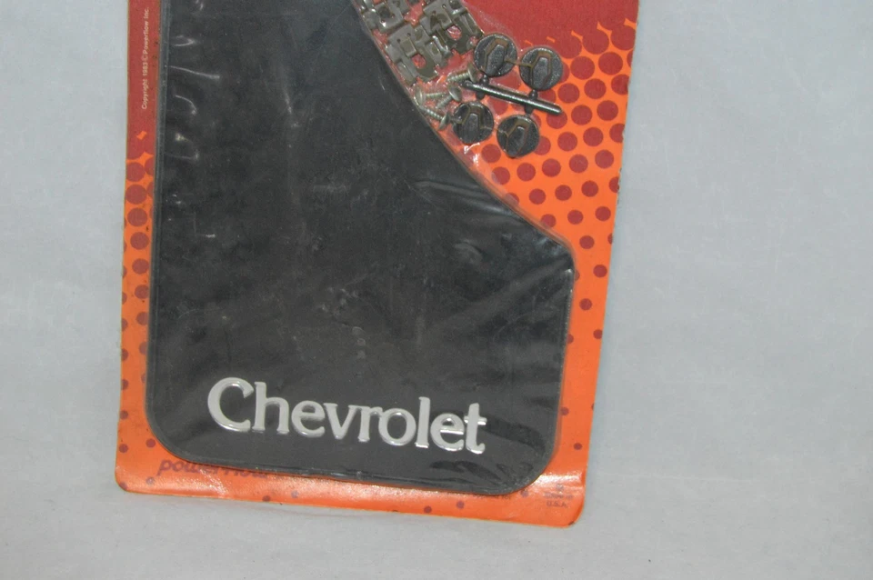 Vintage Powerflow Splashguards Chevrolet Car Truck Clamp-On NOS - Image 3 of 4