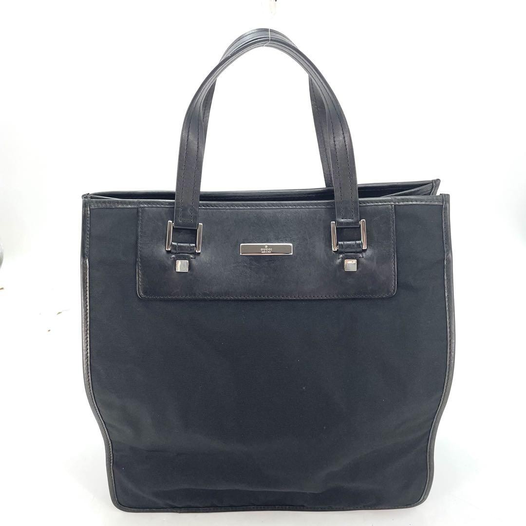 Gucci Nylon Vertical Briefcase Tote Bag Business Style Fr491