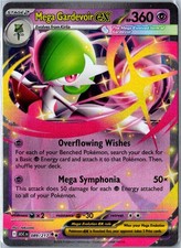 Carta Pokemon - Mega Gardevoir ex Eroi Ascesi 089/217 2026 Doppia Rara NM