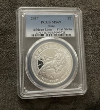 2019 (W) 1 oz Silver American Eagle $1 Coin PCGS MS 69 First