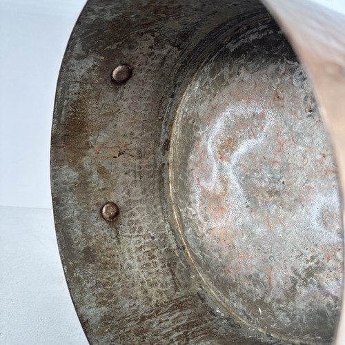 Sartén grande de 11” X 5,5” martillada de peso pesado de cobre con asas sin marcar - Imagen 9 de 24