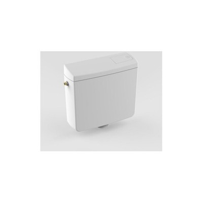 Sanit 928 WC-Spülkasten weiß tiefhängend, Spülmenge 6-9 l einstellbar mit Eckven