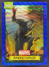 2024 Topps Chrome Marvel Blue Wave Refractor #101 Green Goblin /150