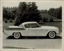 1956 Press Photo 57 Studebaker Golden Hawk With Supercharged V-8 Engine