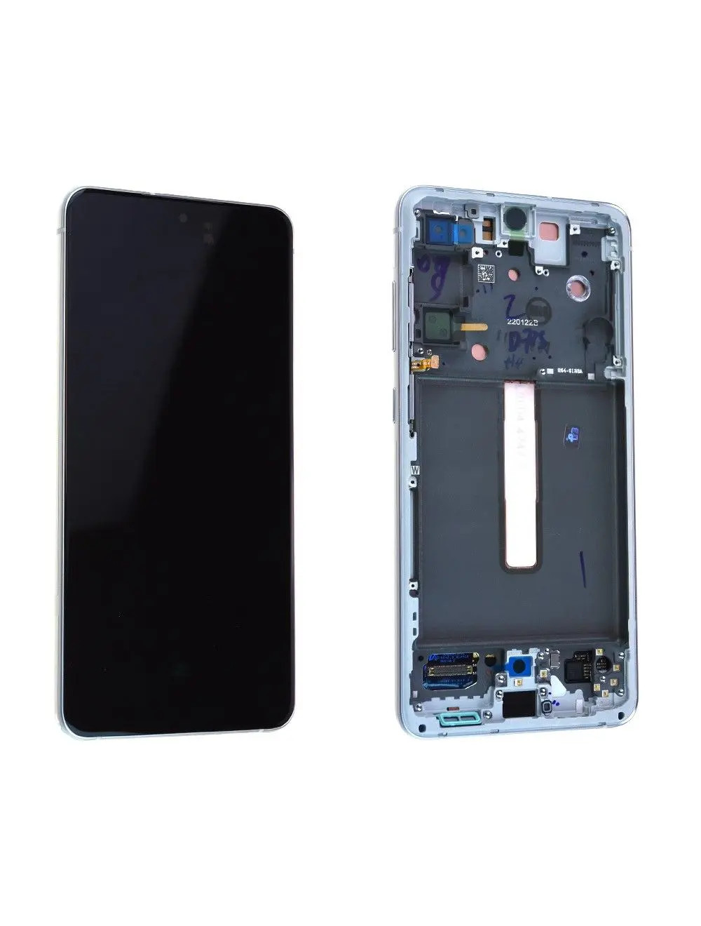 Écran tactile 120Hz et châssis blanc pour Samsung S21 FE 5G