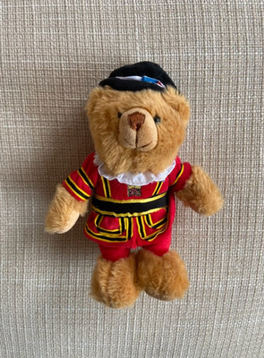 Vintage Keel Toys London Beefeater Bär Stofftier Plüsch Teddybär Großbritannien
