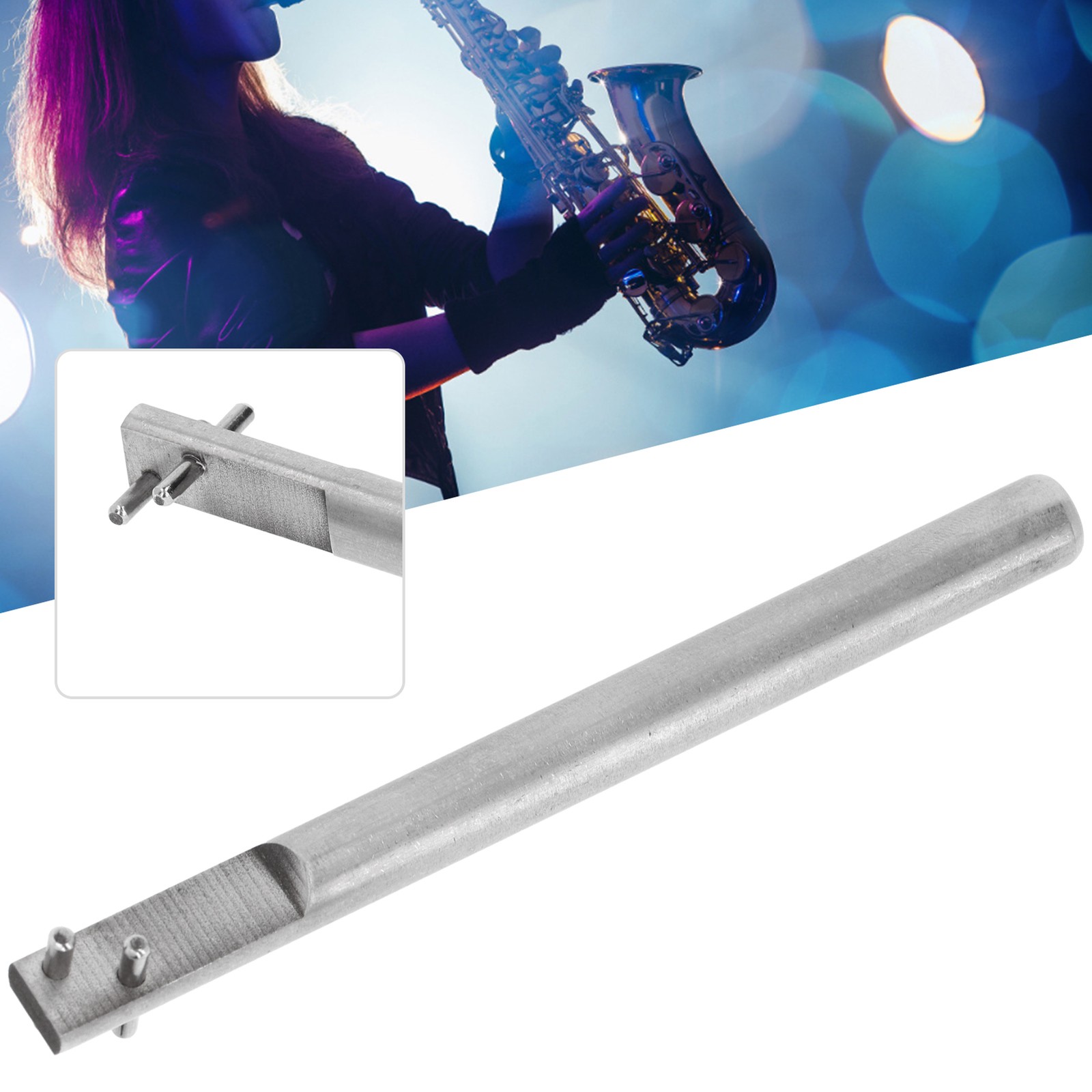 Saxophone Repair Tool Key Cover Adjusting Wrench Steel Sax Parts Accessories Sil
