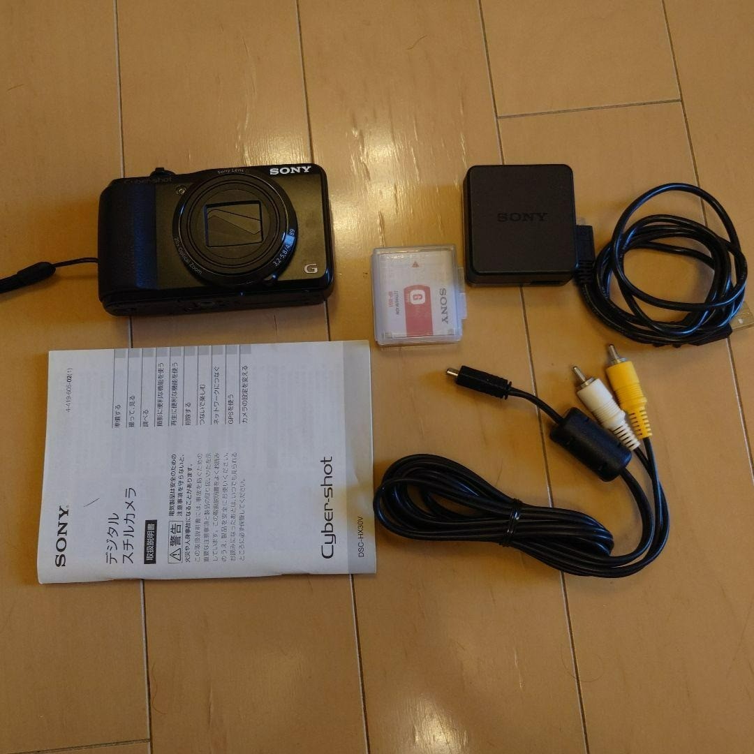 4215 Sony Cyber-shot HX30V ブラック デジカメ Amazon.com : Sony Cyber-shot DSC-HX30V 18.2 MP Exmor R CMOS