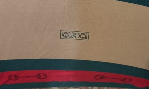 RARE Vintage 1960’s Gucci Parasol Doorman's horsebit print wood handle umbrella - Picture 3 of 6