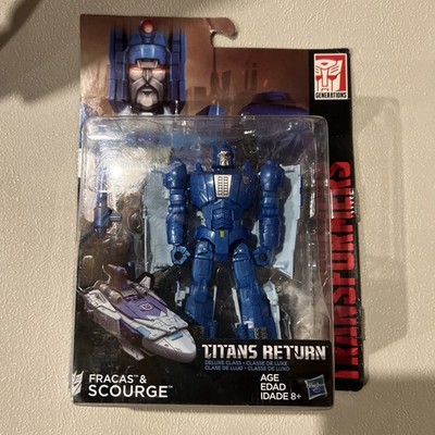Open box Transformers Titans Return Decepticon Scourge + Headmaster Fracas