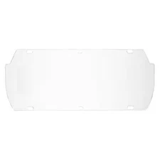 Mcr Safety 8A334 Face Shield Visor, Clear Visor, 7" Height, Uncoated Lens, Clear