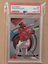 Jordan Walker 2023 Topps Finest RC Partial Rainbow (Total 9)  All Are PSA 10
