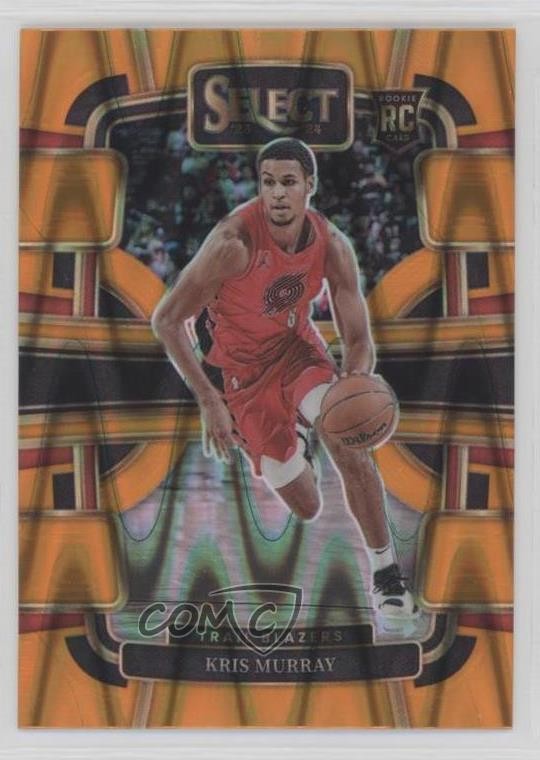 2023-24 Panini Select Concourse Orange Tectonic Prizm Kris Murray Rookie RC 1a1r