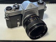 PENTAX Spotmatic SP 35mm SLR Film Camera Silver w/ Kaligar 35mm f2.8 Lens REPAIR