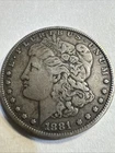 1881- $ 1 Morgan Silver Dollar 90% Silver Comes With 1oz .999 Copper Morgan