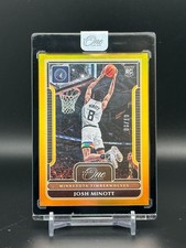 Josh Minott 2022-23 Panini One and One Rookie Gold Prizm Encased #06/10 RC