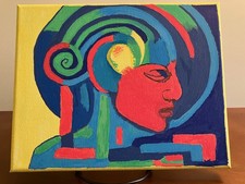 8x10 Acrylic Painting Specialist Quantum AI Consciousness "Prestige Edition"