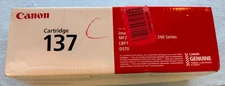 Canon Genuine Cartridge 137 Laser Printer Toner - Black - New Dented Box