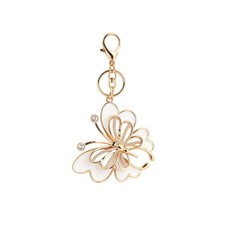 Butterfly Keychain, Sparkling Rhinestone Crystal Key Ring, Alloy Key Chain Ac...