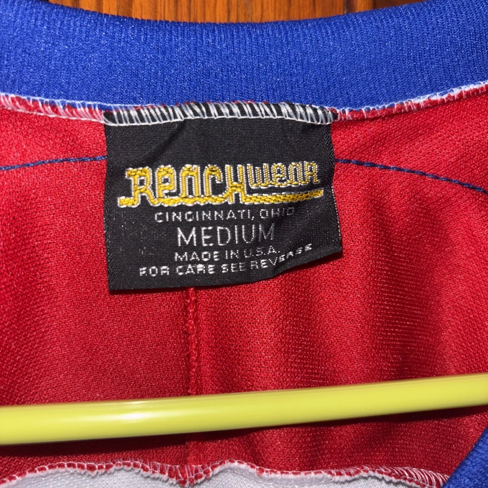 CAMISETA PROMOCIONAL VINTAGE CHOCK FULL O'NUTS Coffee equipo de hockey de Estados Unidos 1984 talla mediana Foto 3 de 4