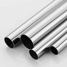 L=100mm Edelstahl Rohr Rundrohr V2A Stahlrohr Geländerrohr Durchmesser 8-325mm