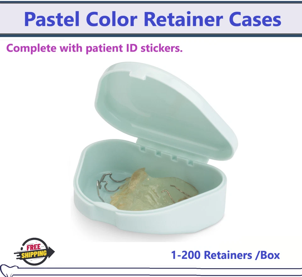 Dental Retainer Denture Storage Case Box Mouthguard Container Assorted Upto 200 - Image 4 of 4