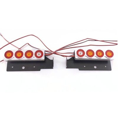 Rear Light LED Taillamp with Stand for 1/14 R620 3363 56352 RC Tractor Car Model