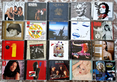 Großes CD-Paket   verschiedene Künstler & Genres   Sammlung
