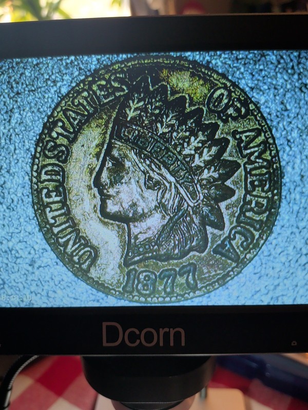 Mini Indian Head cent 1877 Novelty Coin