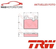 SATZ BREMSBEL�GE BREMSKL�TZE HINTEN TRW GDB258 A F�R BMW 7,E23