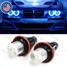 Fit For Bmw E39 E60 E61 E65 E83 Blue Led Angel Eyes Halo Ring Marker Light Bulbs